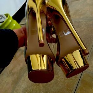 High wedge stilettos